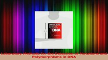 Laboratory Methods for the Detection of Mutations and Polymorphisms in DNA PDF
