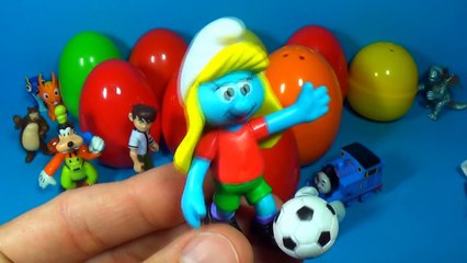 20 surprise eggs LEGO Disney Cars MINION Thomas & Friends HELLO KITTY The SMURFS Shrek MAD