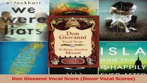 PDF Download  Don Giovanni Vocal Score Dover Vocal Scores Read Full Ebook