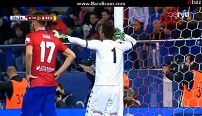 A.MADRID SUPER FREE KICK  VS REUS DEPORTIU 0 -0 17 12 2015