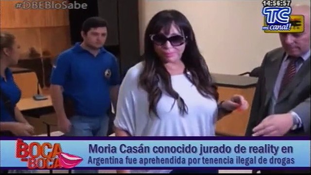 Moria Casán, conocido jurado de reality en Argentina, fue aprehendida por tenencia ilegal de drogas
