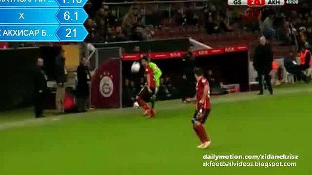 Lomana LuaLua 2:1 | Galatasaray v. Akhisar Belediye 17.12.2015 HD