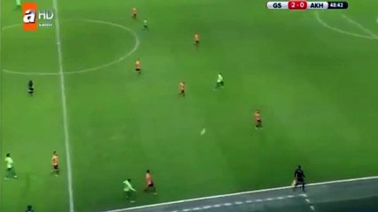 Lomana LuaLua Goal - Galatasaray 2 - 1 Akhisar Genclik Spor - Turkish Cup - 17/12/2015