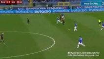 Sampdoria Fantastic Counter Attack - Sampdoria v. AC Milan Coppa Italia 17.12.2015 HD