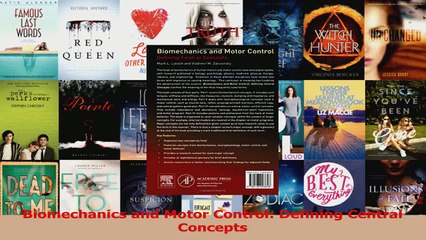 Biomechanics and Motor Control Defining Central Concepts PDF
