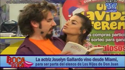 La actriz Joselyn Gallardo vino desde Miami para ser parte del Elenco de Los Hijos de Don Juan