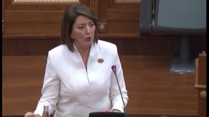 Fjalimi në Kuvend. Jahjaga apelon për dialog pozitës-opozitë