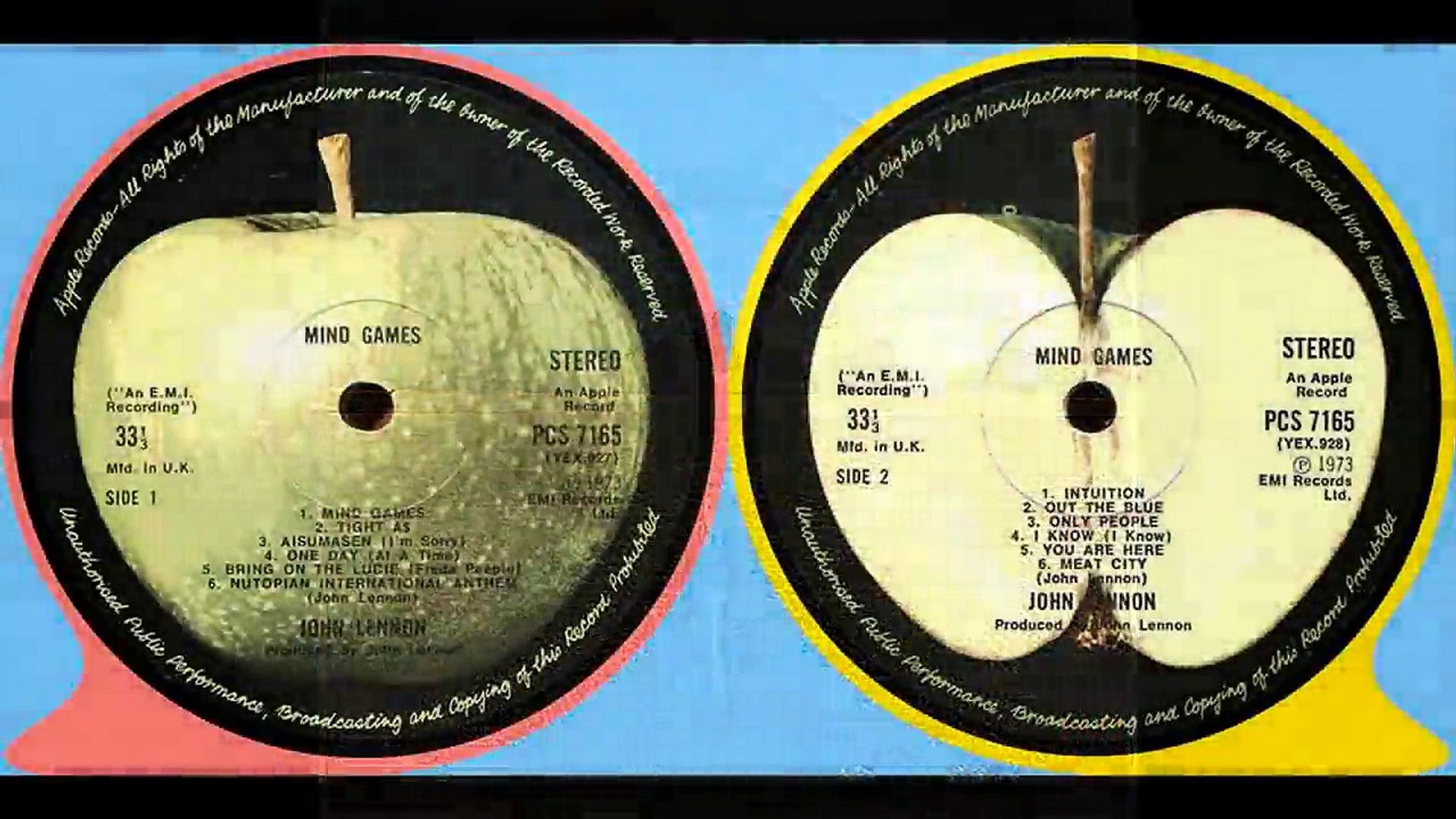 John Lennon - Mind Games 1973 Vinyl Full album – Видео Dailymotion