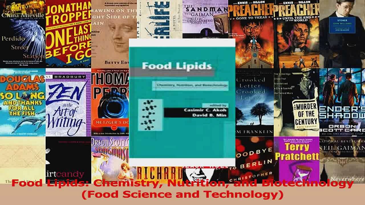 Food Lipids Chemistry Nutrition and Biotechnology Food Science and Technology Download