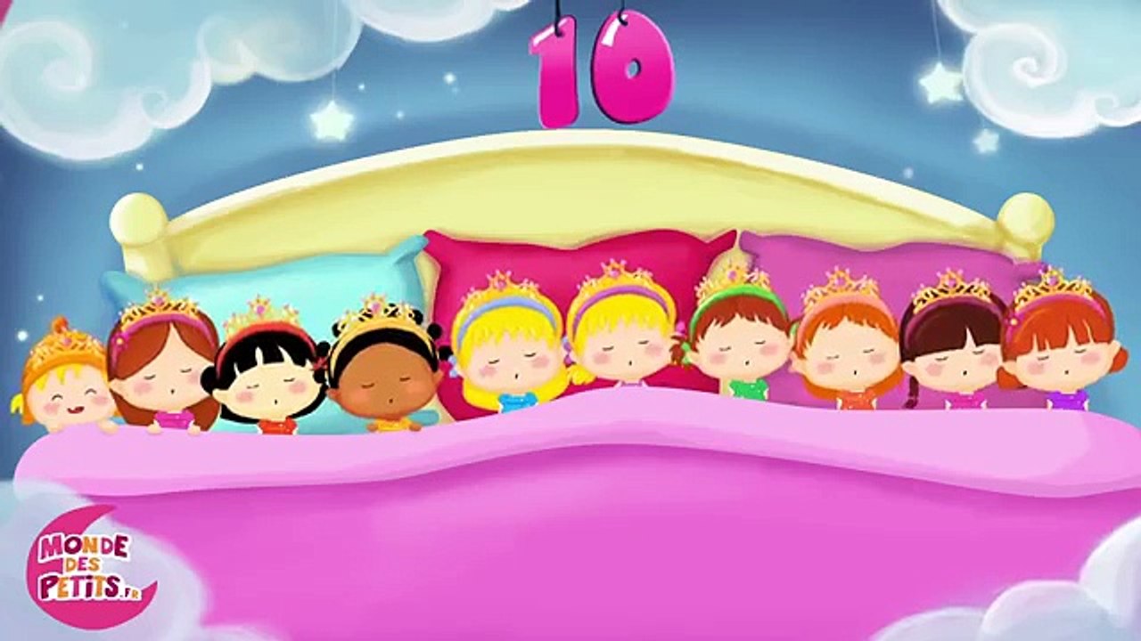 10 dans le lit - Comptine pour les petits enfants