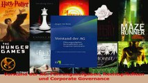 Lesen  Vorstand der AG Führungsaufgaben Rechtspflichten und Corporate Governance Ebook Online
