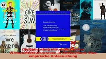 Lesen  Die Bedeutung mittelständischer Wirtschaftsprüferpraxen in Deutschland Eine empirische Ebook Frei