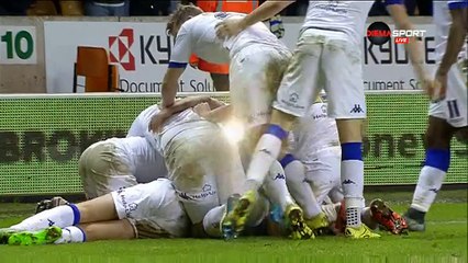 1-2 Stuart Dallas Goal England  Championship - 17.12.2015, Wolverhampton 1-2 Leeds United