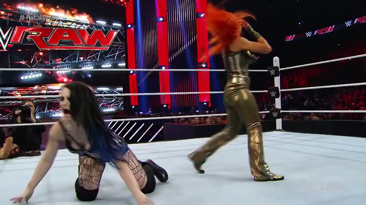 Becky Lynch vs. Sasha Banks vs. Brie Bella vs. Paige - Fatal 4-Way Match: Raw, November 2, 2015
