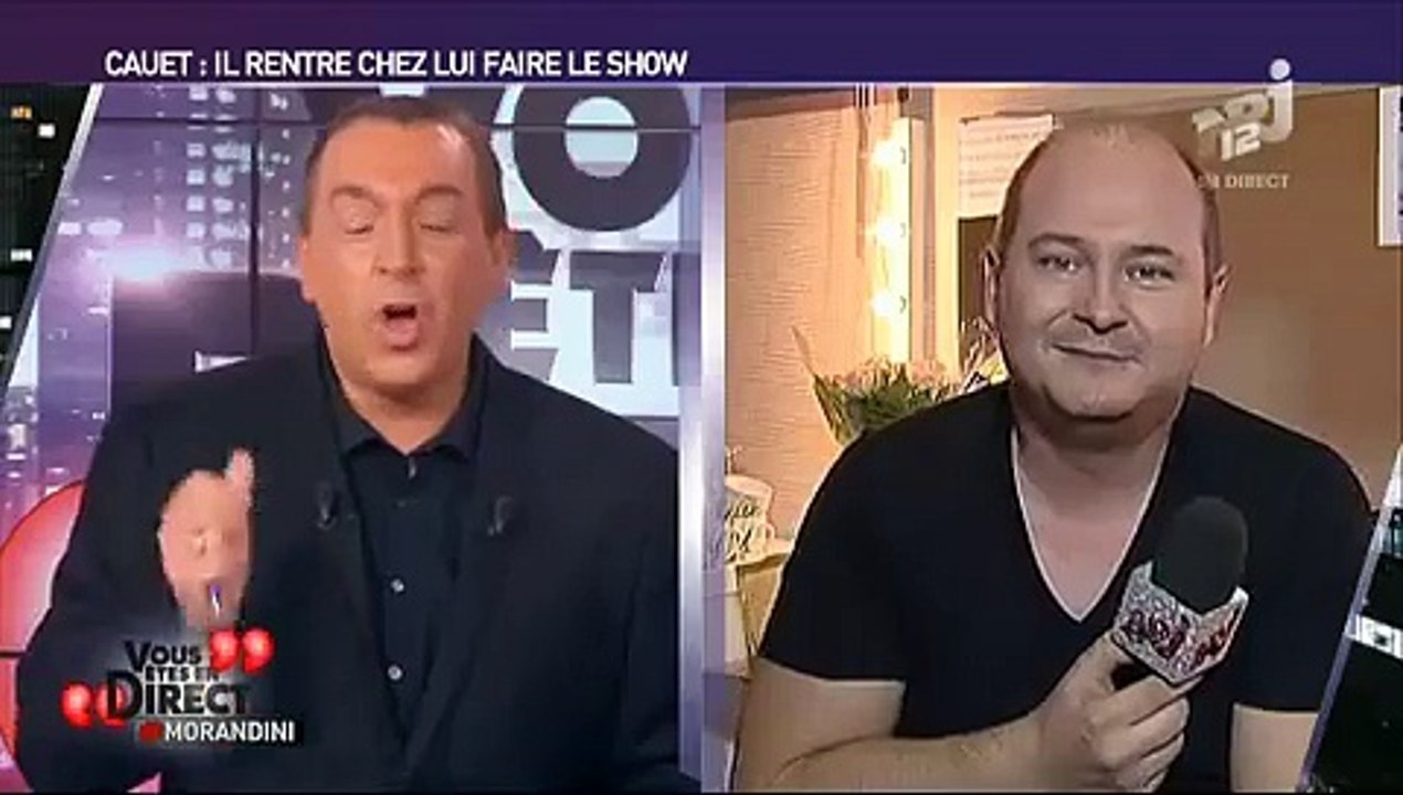 "Vous êtes en direct":  Jean-Marc Morandini en direct à Cauet: "Il parait que vous voulez prendre ma place sur NRJ12?"