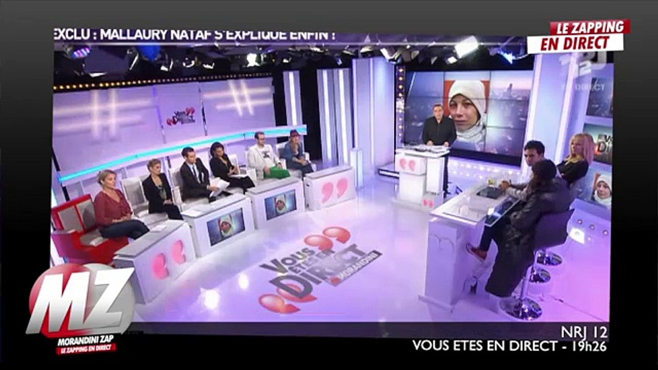 "Vous êtes en direct" - EXCLU: Mallaury Nataf s'explique sur NRJ 12