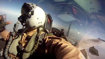 F/A 18 Cockpit Footage and Mid Air Refueling
