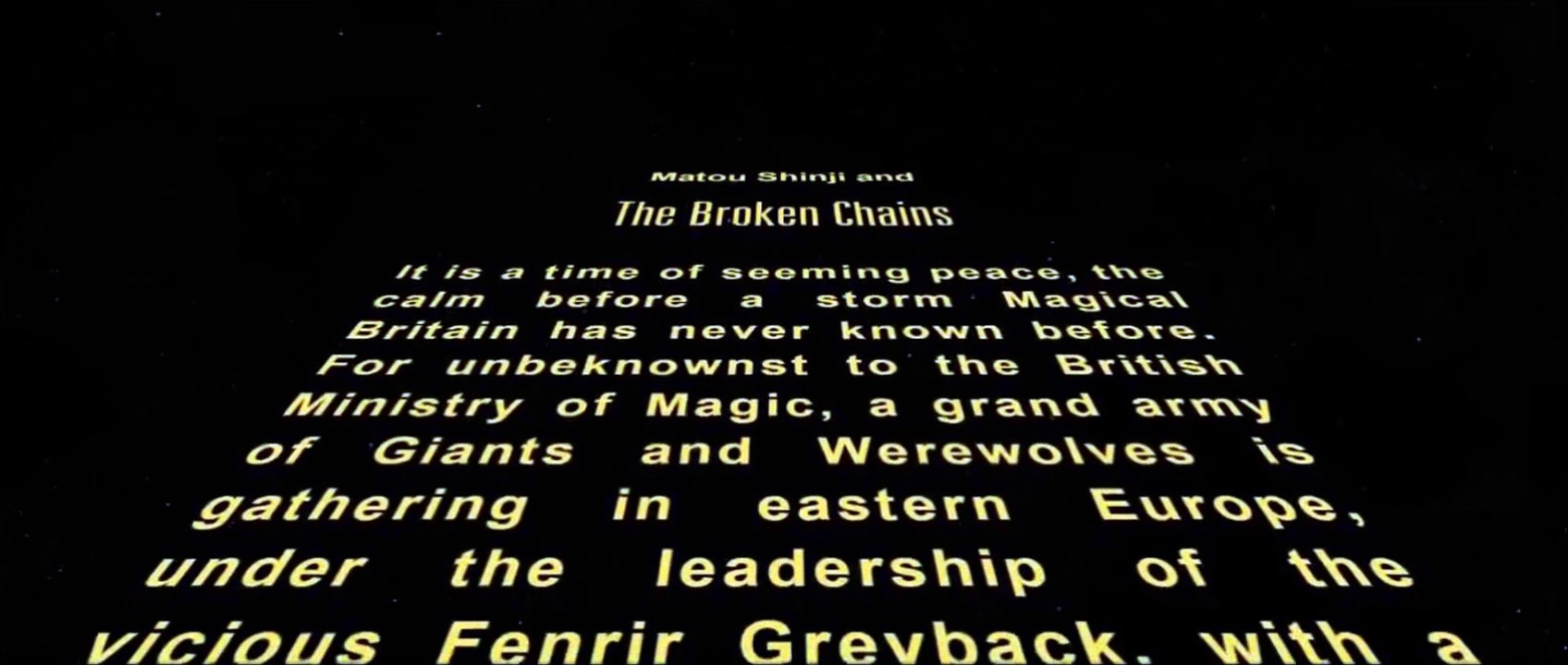 Matou Shinji and the Broken Chains