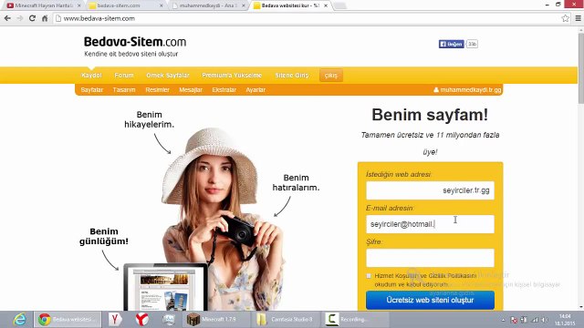 Web Sitemiz - Web Sitesi Kurulumu ( Çok Kolay )