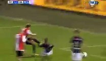 Tonny Vilhena Goal - Feyenoord 1 - 1 Willem II - 17_12_2015