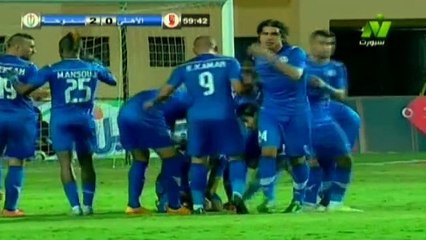 ثلاثية سموحة في شباك الأهلي