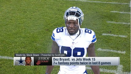 'NFL Fantasy Live': Stock Up, Stock Down for Week 15