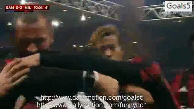 Carlos Bacca Goal Sampdoria 0 - 2 AC Milan Coppa Italia 17-12-2015