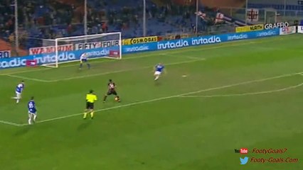 Carlos Bacca Goal - Sampdoria vs AC.Milan 0-2 (Coppa Italia 2015)