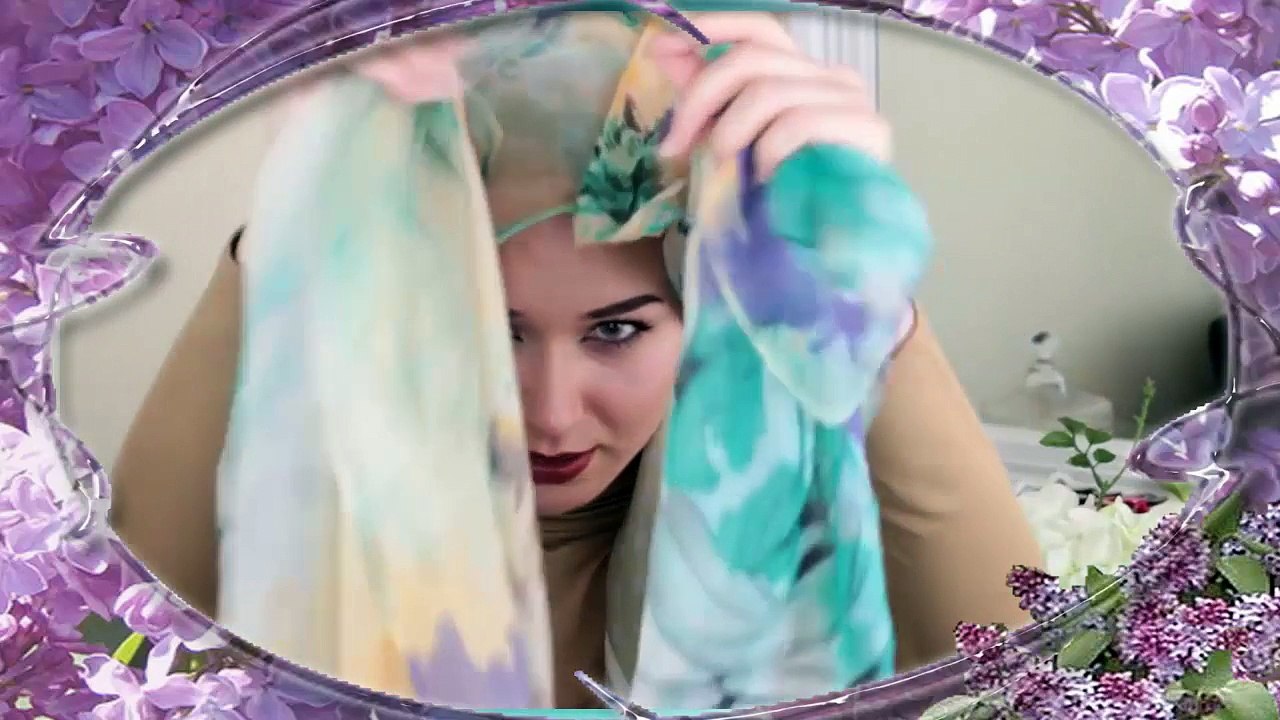 Turban Tutorial  cara memakai Hijab segitiga full