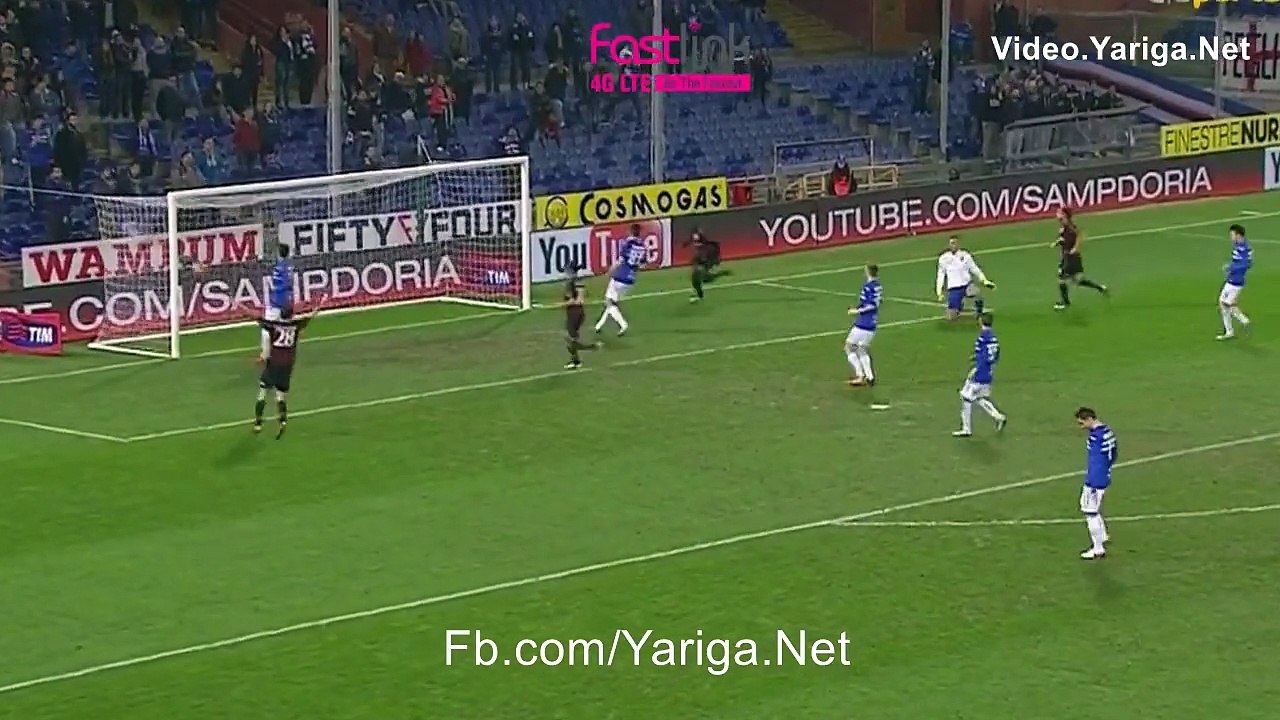 Sampdoria 0 - 2   AC Milan All Goals HD  17/12/2015