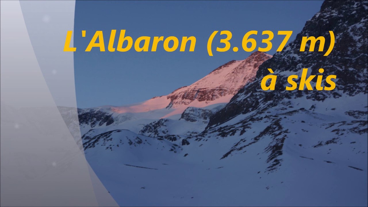 Albaron à skis