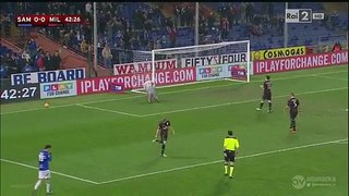 Sampdoria 0-2 AC Milan  All goals and highlights 17.12.2015