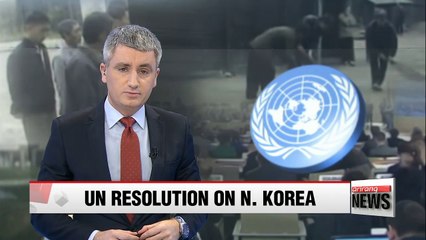 UN General Assembly to vote on resolution on N. Korea's human rights
