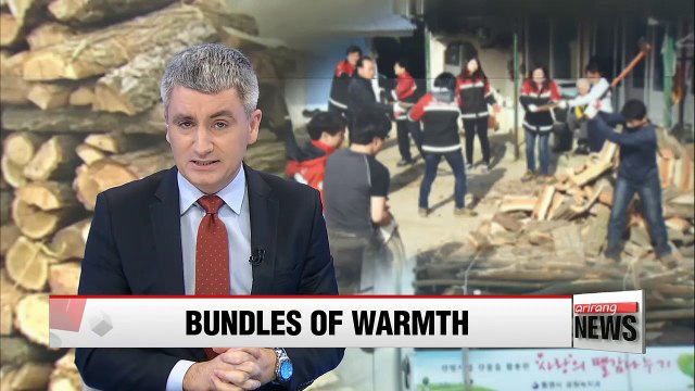 Low-income households receive 50,000 tons of firewood to help beat cold