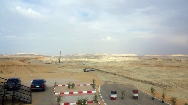 زيارة وفد من جامعة الازهر لقناة السويس الجديدة وتفقد مواقع الحفر نوفمبر2014