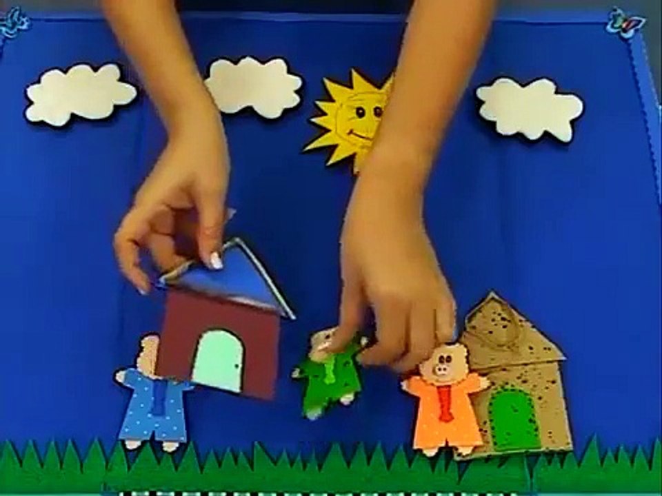 THREE LITTLE PIGS AND THE BIG BAD WOLF song for children Os três porquinhos em inglês