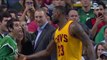 Lebron James surprises Special Olympian in Boston - Cavs at Celtics 12-15-15