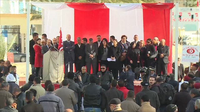 سيدي بوزيد تحيي الذكرى الخامسة للثورة التونسية