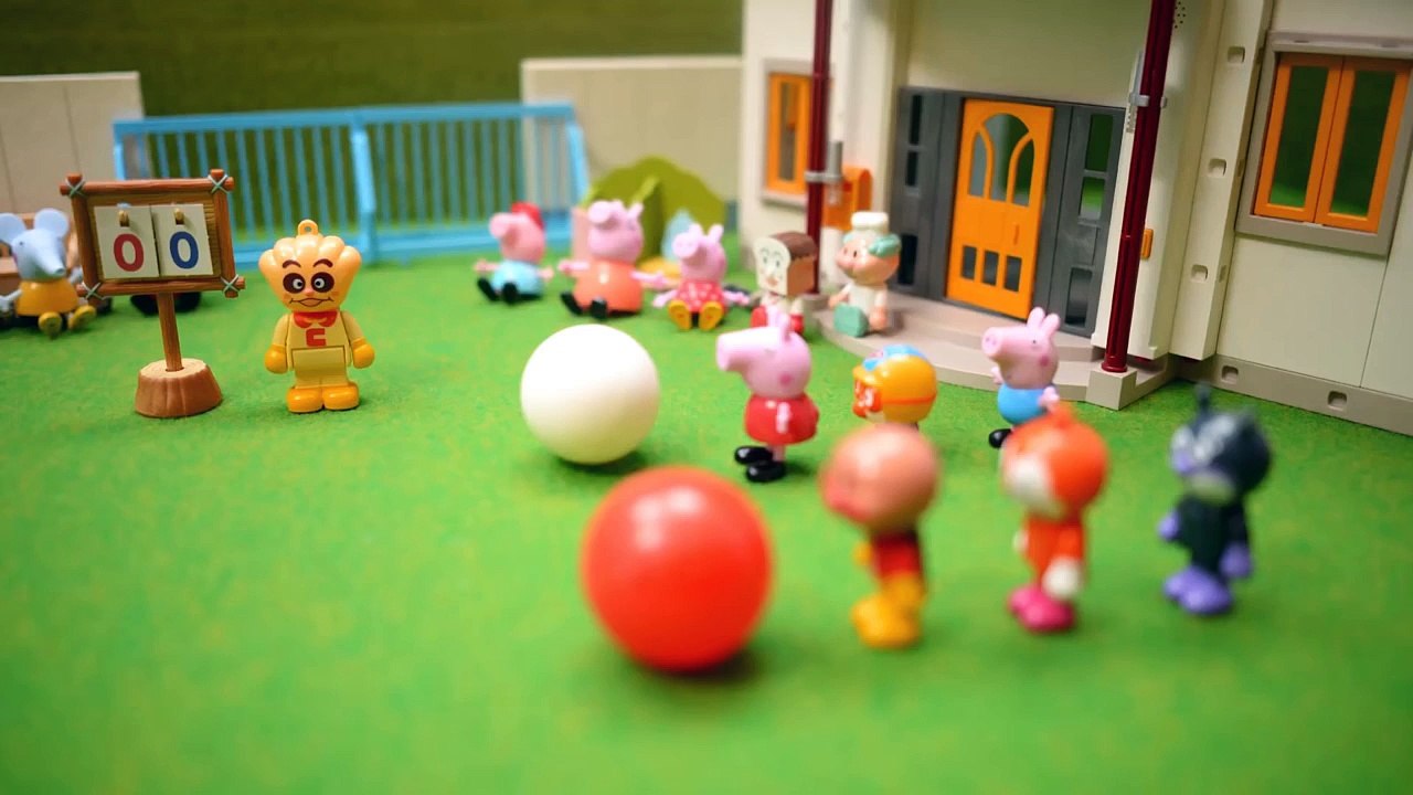 アンパンマンおもちゃアニメ おもちゃ対決 Anpanman Stop motion