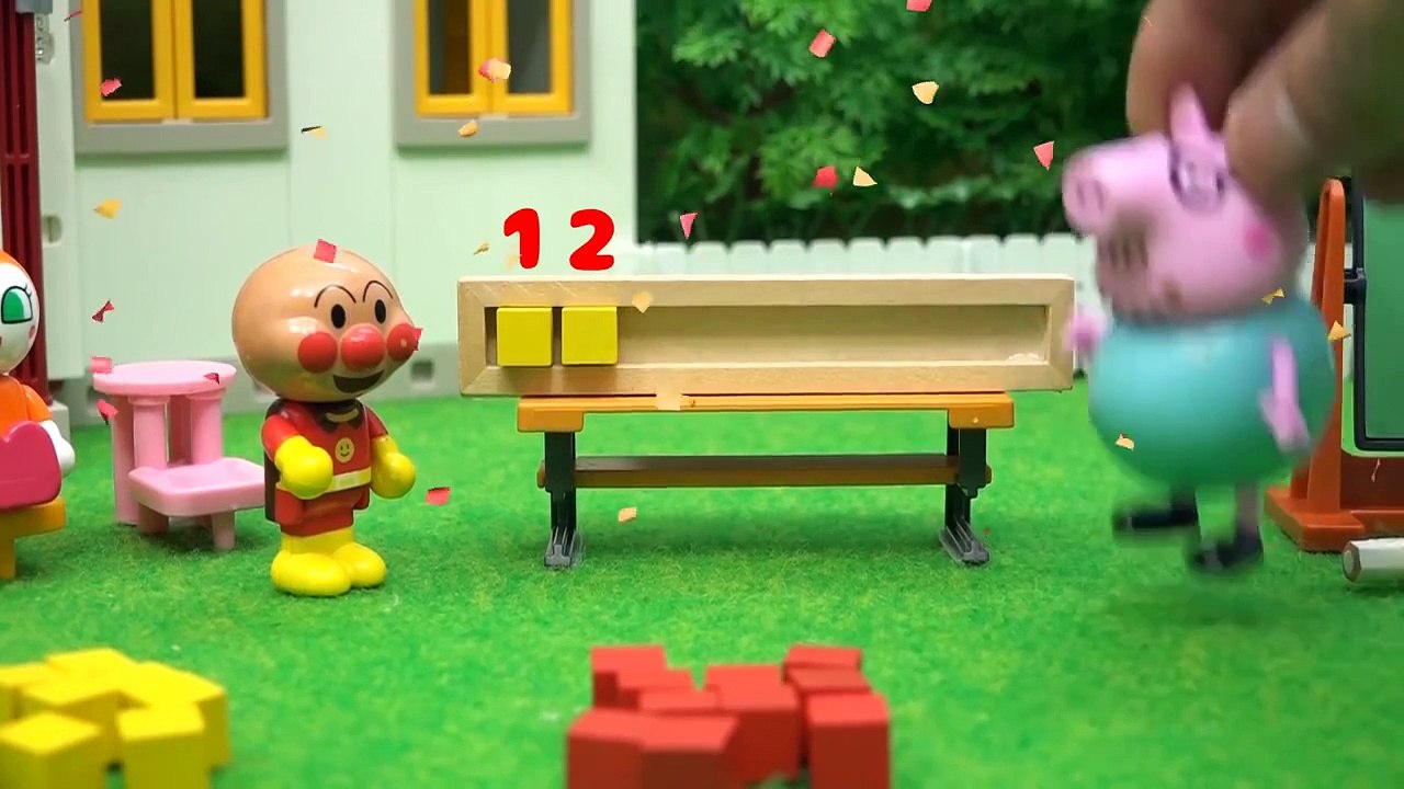 アンパンマンおもちゃアニメ★トミカで数字をかぞえよう！★Kids Animation Number 麵包超人 호빵맨 숫자 อัมพาง พระเอก 働く車 tomica