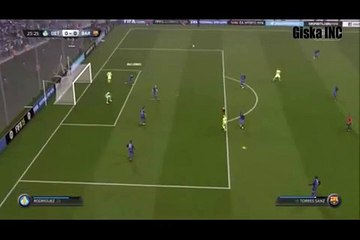 PS4 FIFA 15 - Getafe vs Barcelona - GamePlay (8)
