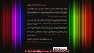 Play Intelligence From IQ to PIQ