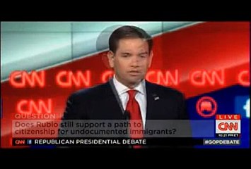 Dana Bash presses Marco Rubio on Citizenship