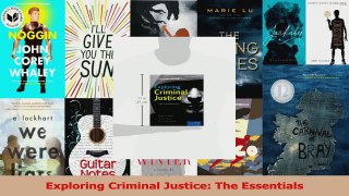 PDF Download  Exploring Criminal Justice The Essentials Read Online