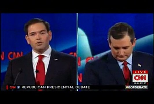 Cruz and Rubio foodfight about immigration 1