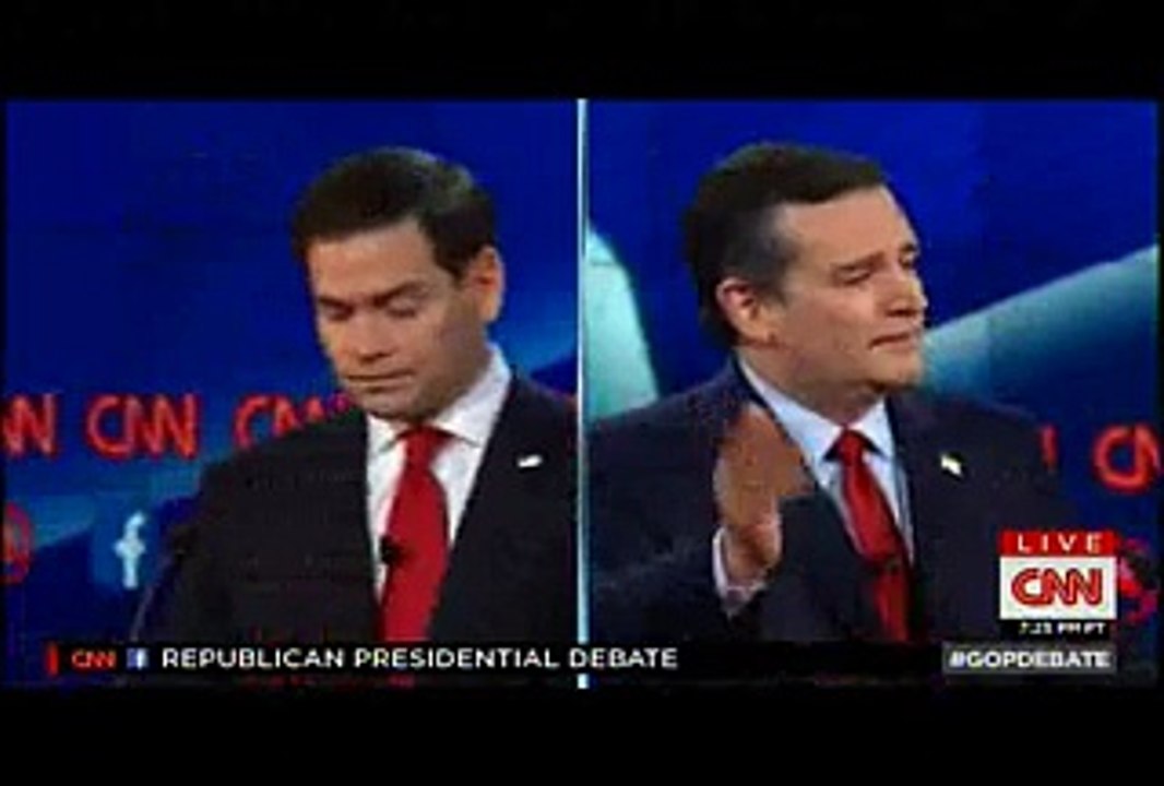 Cruz and Rubio foodfight about immigration 2