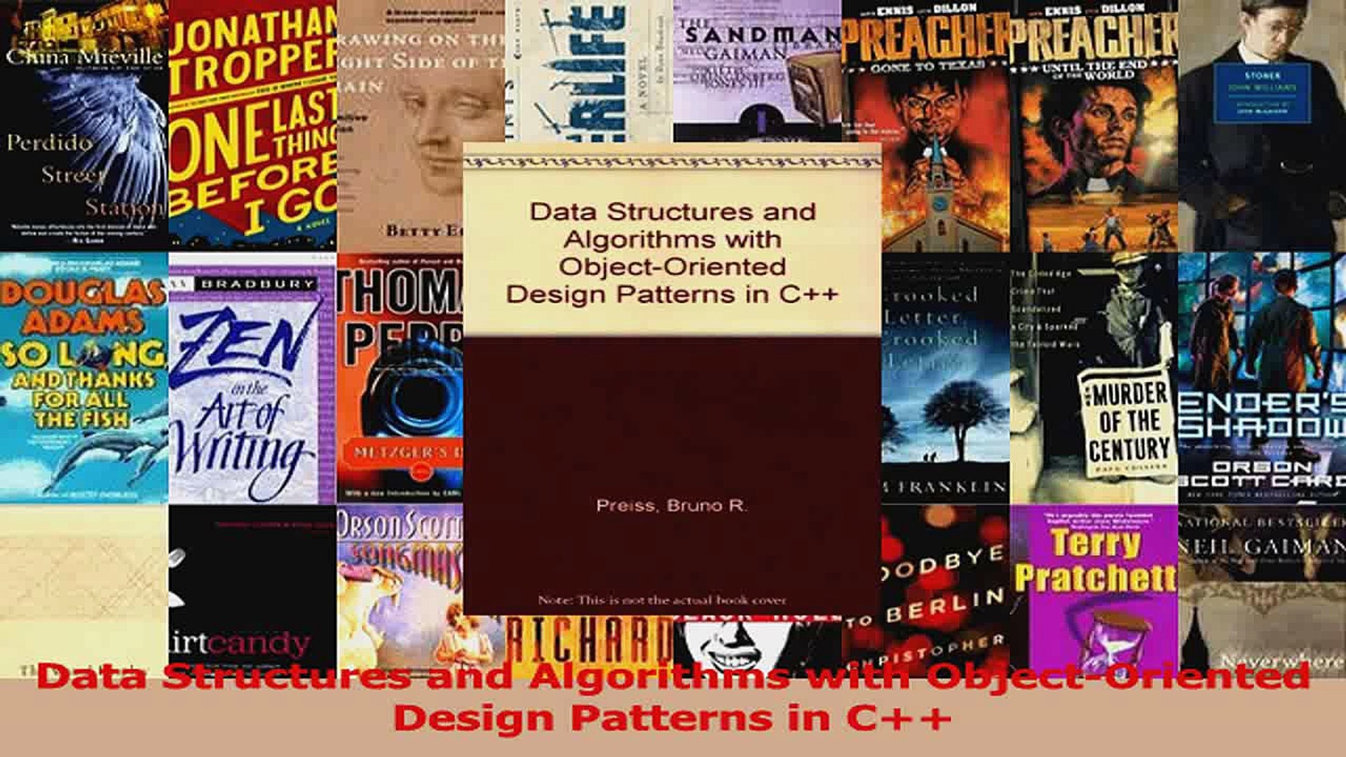 Data Structures and Algorithms with ObjectOriented Design Patterns in C Download