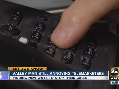 Valley man still annoying telemarketers
