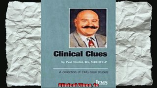 Clinical Clues 1e