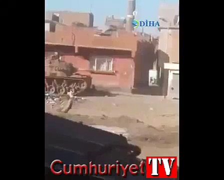 İşte Sur'u vuran tankların görüntüsü